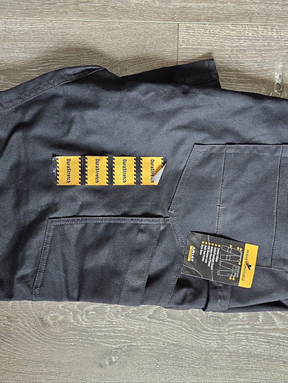 NWT Ariat Rebar M4 DuraStretch Work Pants Black 42x36